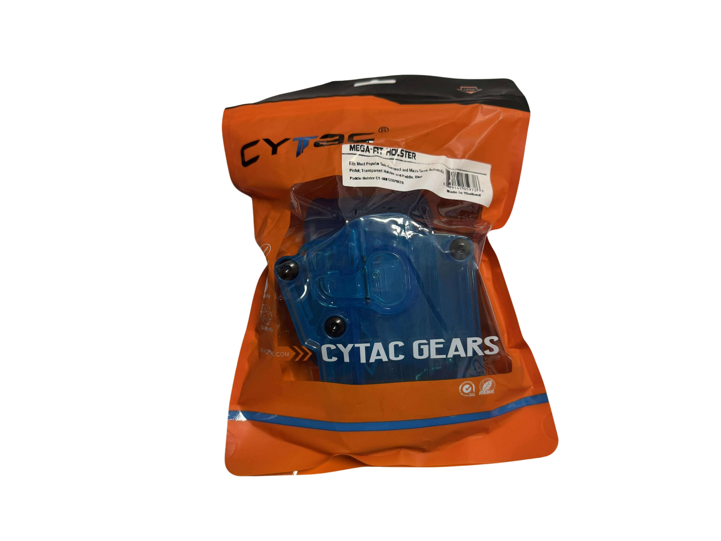 
                  
                    Blue Cytac MegaFit Gen 2 Universal Holster with Belt Paddle Attachment - Universal
                  
                