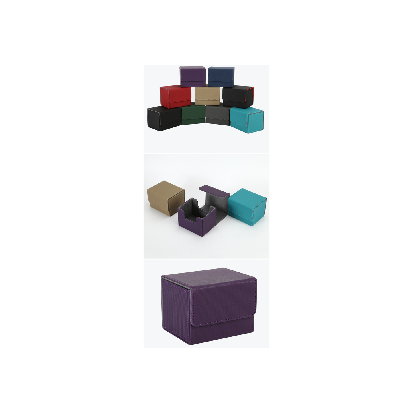 
                  
                    TCG Custom leather Magnetic Deck Box 100+-LetsPlayGames-ProHobbies
                  
                