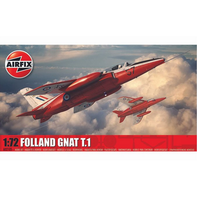 AIRFIX FOLLAND GNAT T.1 SELF BUILD KIT