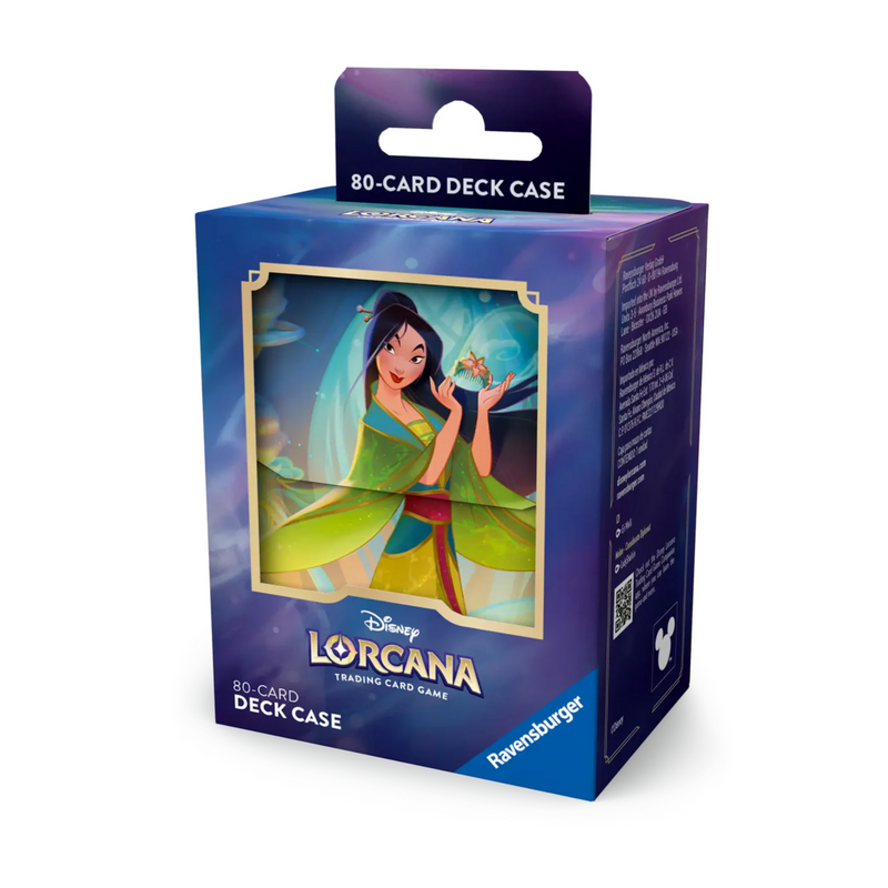 Disney Lorcana TCG Fabled Set 9 Deckbox: Mulan