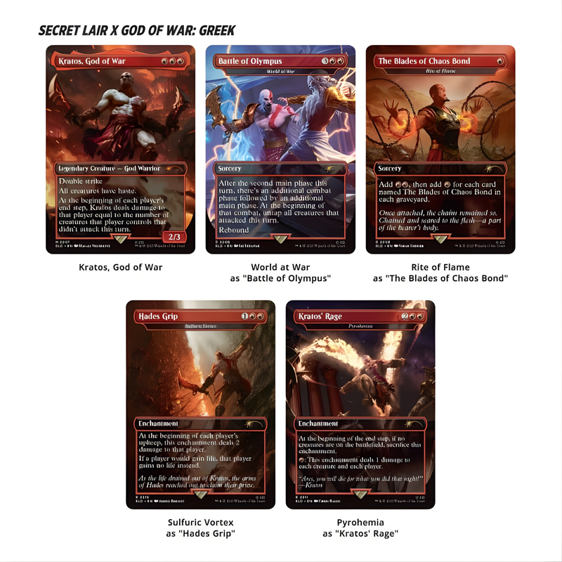 MTG Secret Lair x God of War: Greek (Non-Foil)