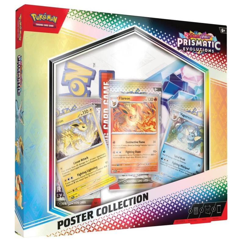 POKÉMON TCG Scarlet & Violet 8.5 Prismatic Evolutions Poster Collection