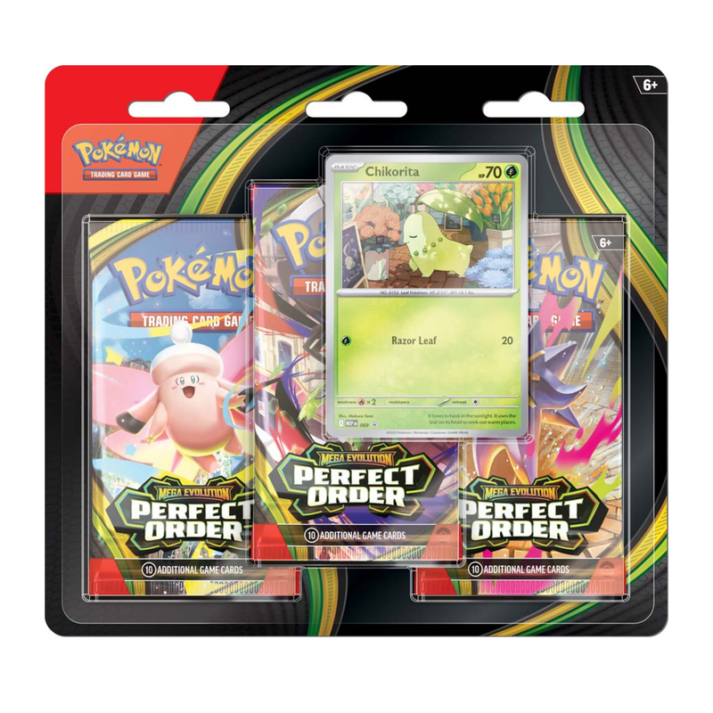 Pokémon TCG: Mega Evolution—Perfect Order 3-Booster Blister