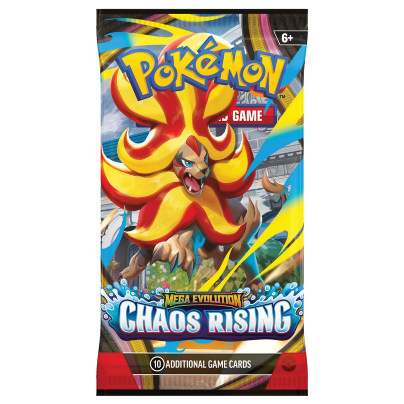 Pokémon TCG Mega Evolution Chaos Rising Booster Pack