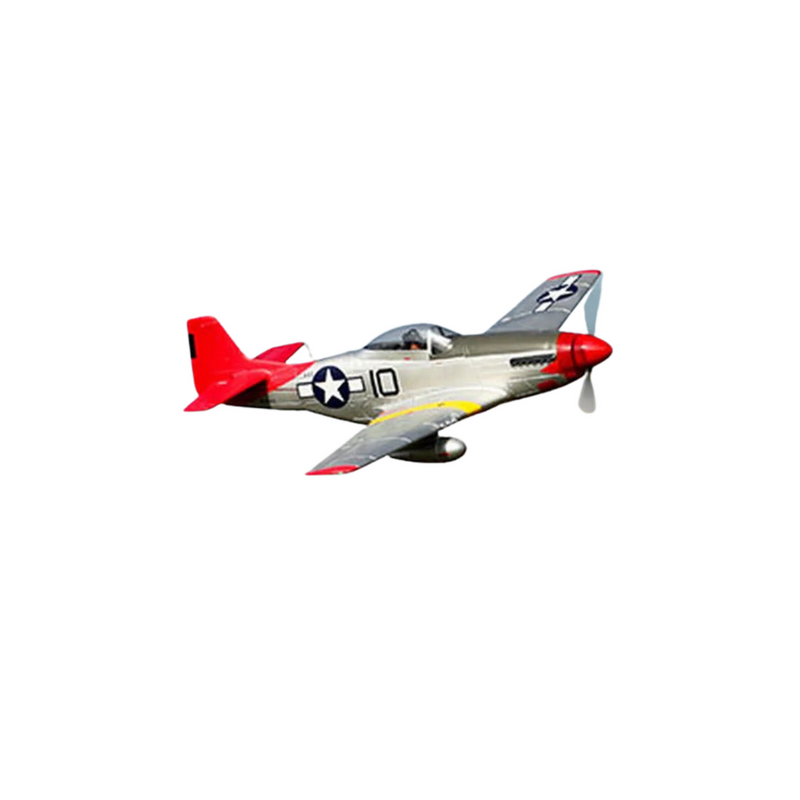 طائرة FMS P-51D V8 1400 مم ذيل أحمر PNP RC