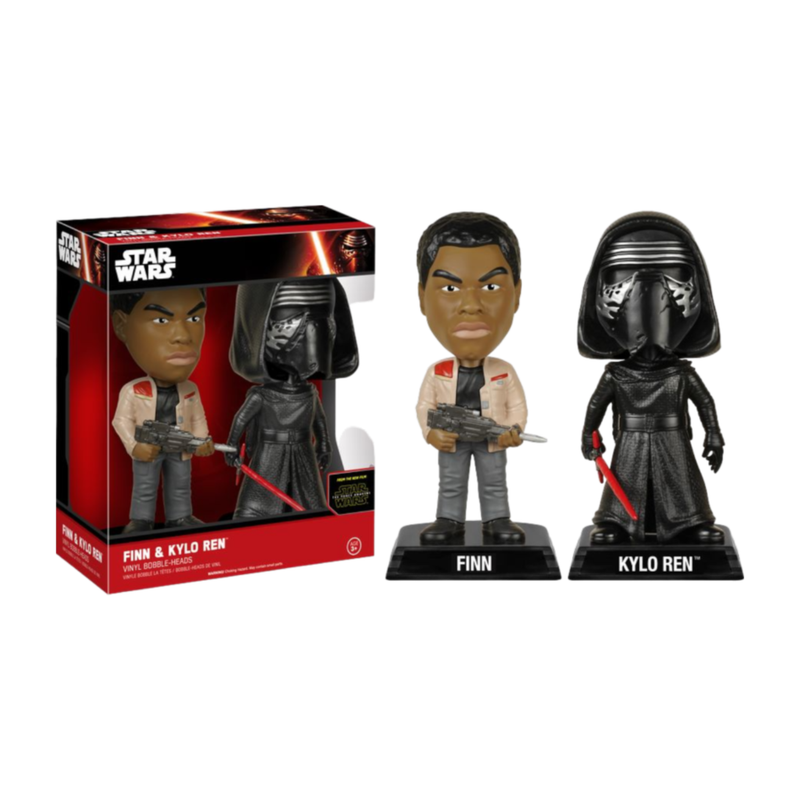 Star Wars - Finn & Kylo Ren Episode VII The Force Awakens US Exclusive Wacky Wobbler 2 Pack
