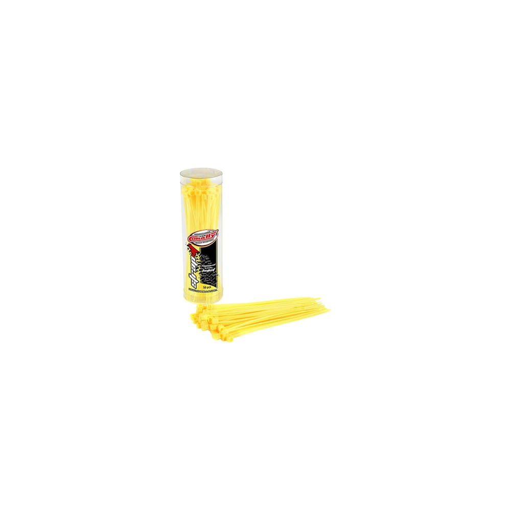 Team Corally - Strap-it - Cable Tie Raps - Yellow - 2.5x100mm