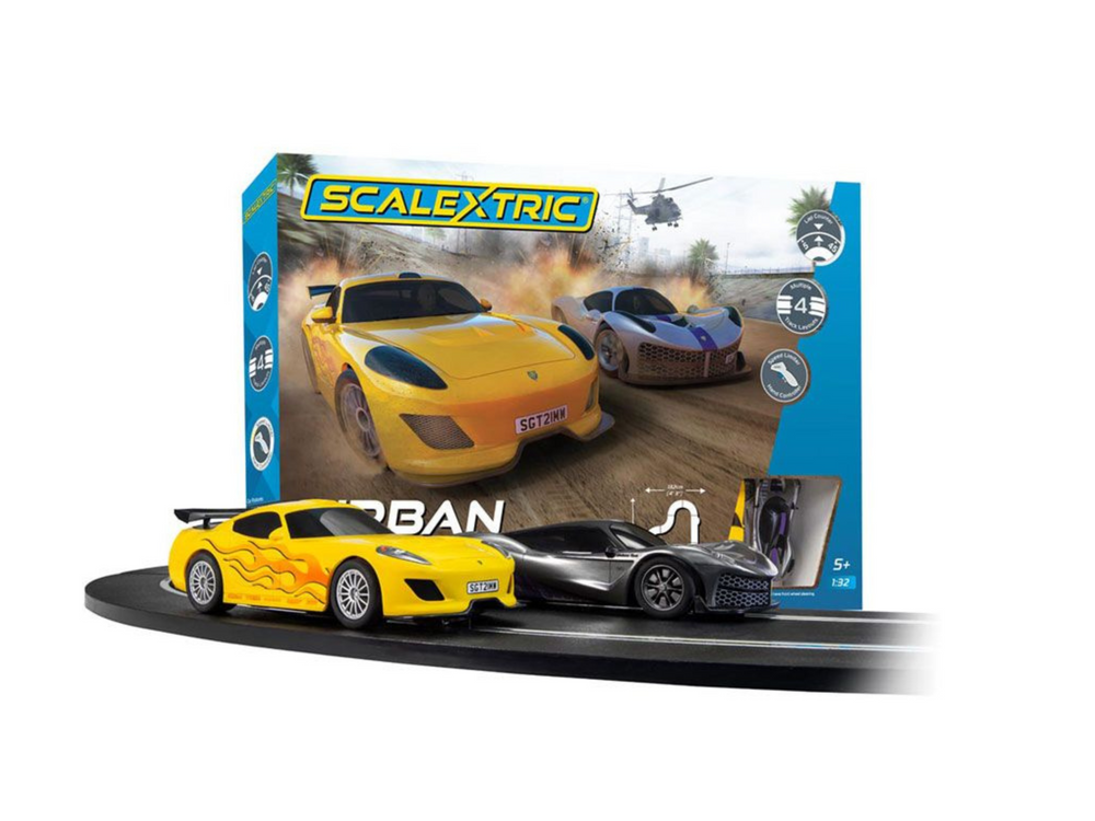 SCALEXTRIC URBAN RAMPAGE RACE SET