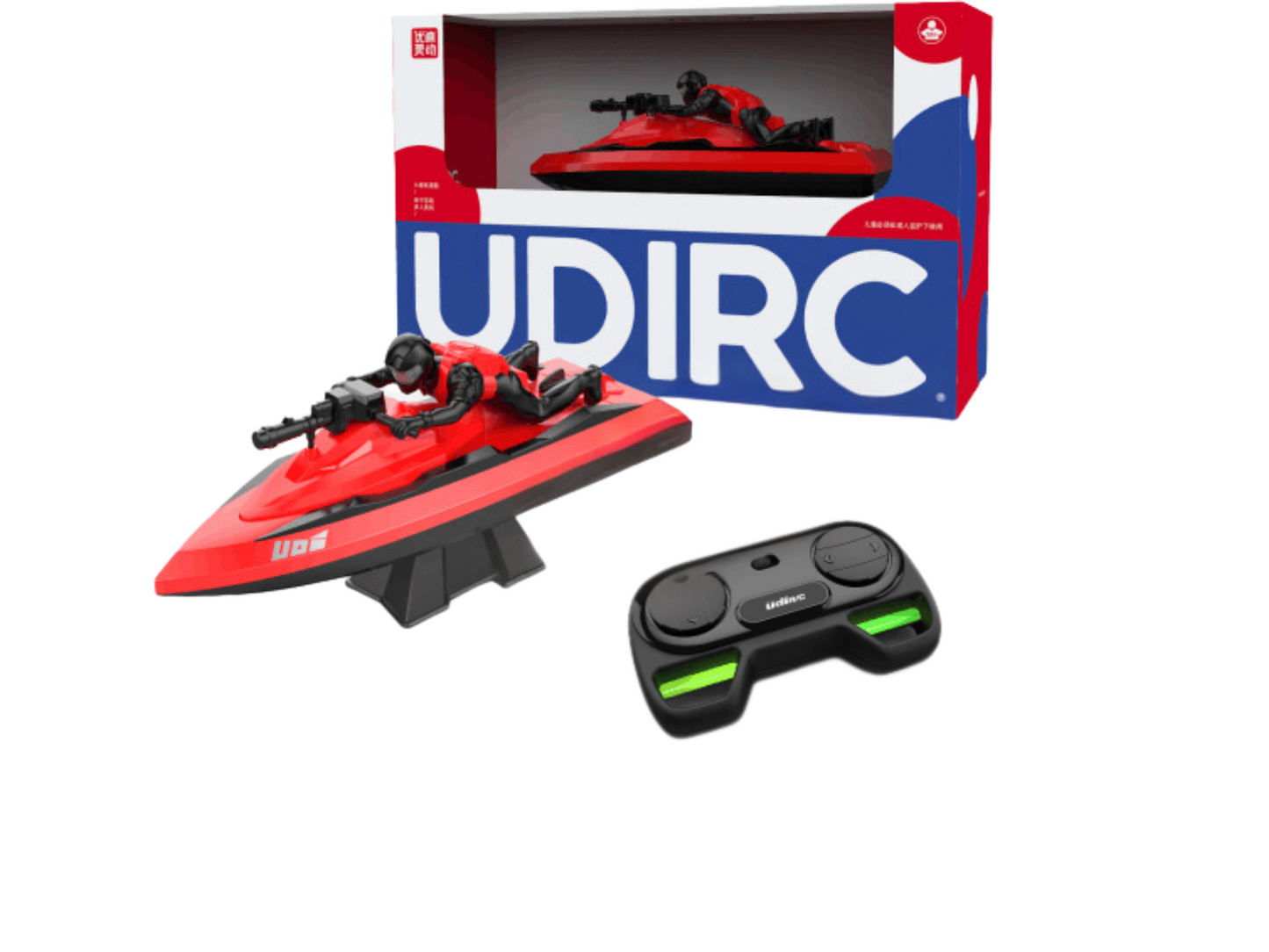 
                  
                    UDI RC 2.4ghz high speed Jet Ski RC boat with water Canon
                  
                