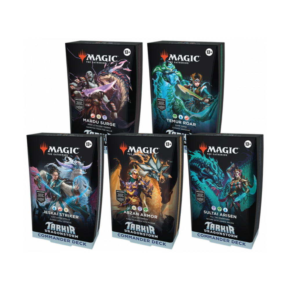 Magic the Gathering: Takir Dragonstorm Commander Decks (5pcs)