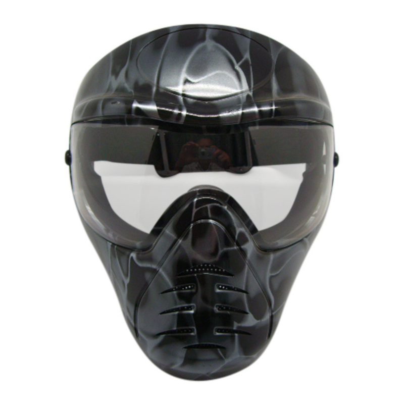 Great Paintball Mask with Clear Thermal Lens