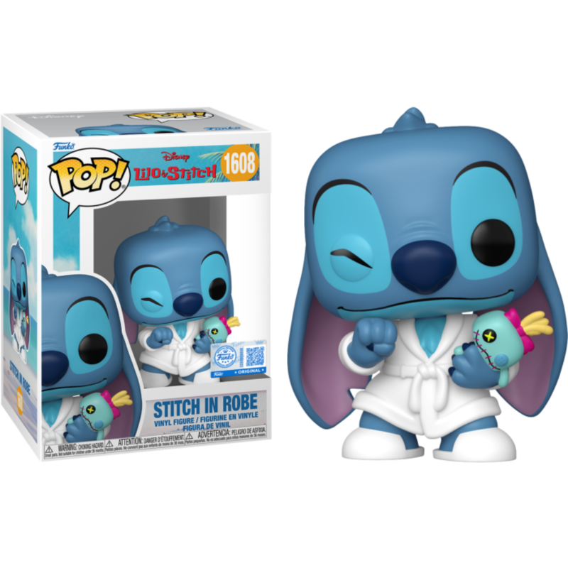 Lilo & Stitch - Stitch in Robe Pop! Vinyl Figure