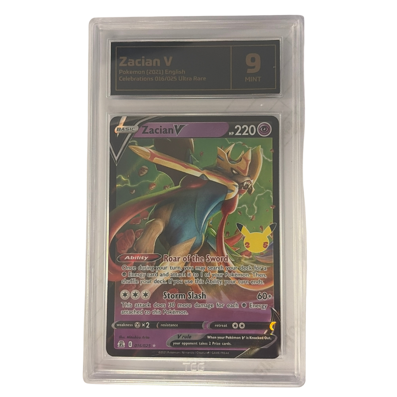 TCG Graded Pokemon Zacian V