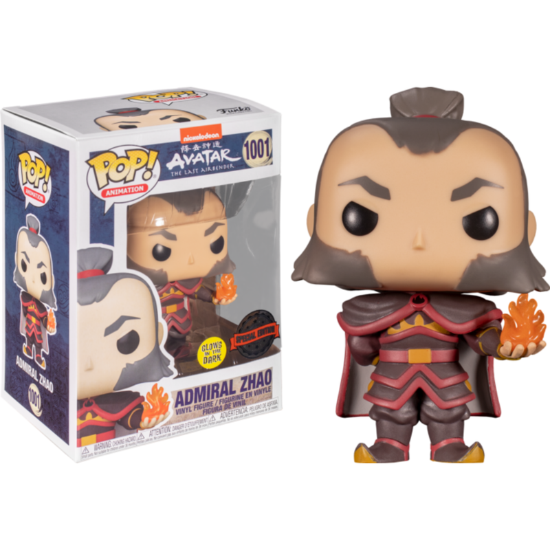 Avatar: The Last Airbender - Admiral Zhao with Fireball Glow in the Dark Pop! Vinyl Figure