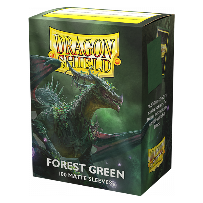Dragon Shield: Sleeves – Matte – Forest Green-Dragon Shield-ProHobbies