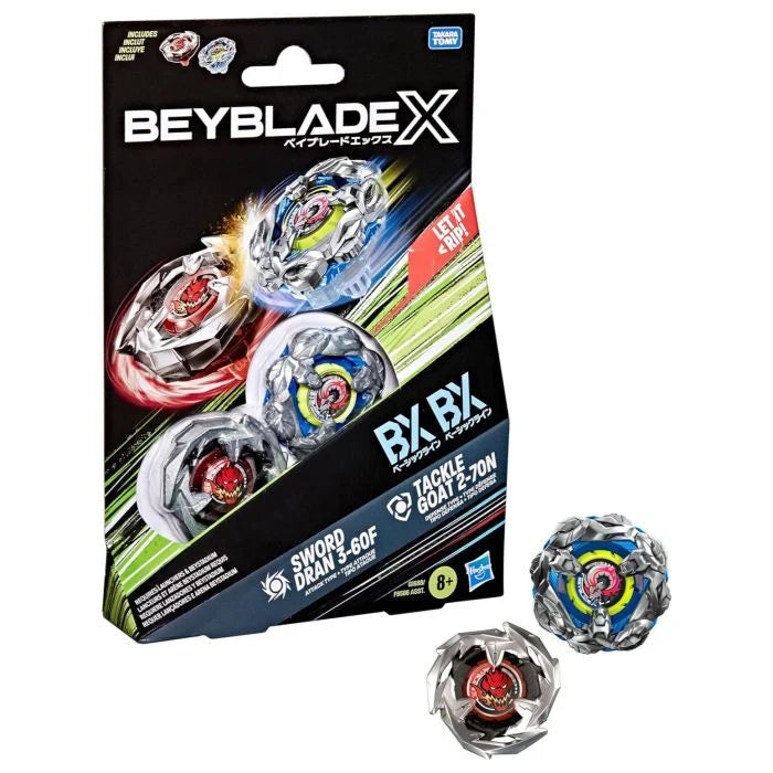 Beyblade X: Sword Dran 3-60F X Tackle Goat 2-70N