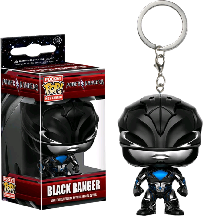 Power Rangers Movie - Black Ranger Pop! * Keychain