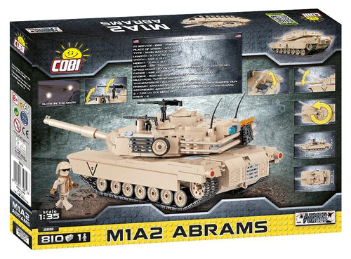 Cobi Armed Forces - Abrams M1A2 1:35 (802 pieces)