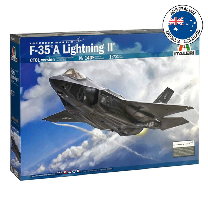 ITALERI 1/72 F-35A LIGHTNING II WITH AUS. DECALS
