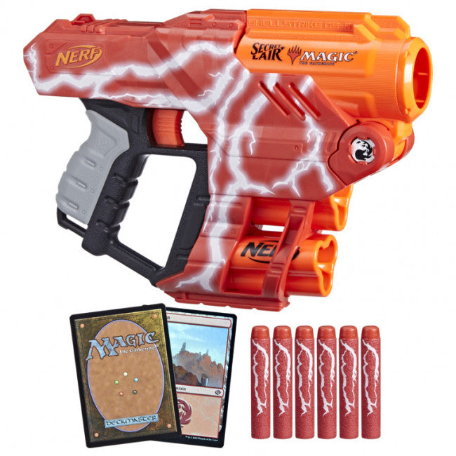 
                  
                    Nerf X Magic: The Gathering Secret Lair Blaster (+2 Exclusive MTG Lightning Bolt Cards)
                  
                