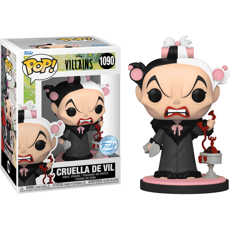 101 Dalmatians - Cruella De Vil on Phone Pop! Vinyl Figure