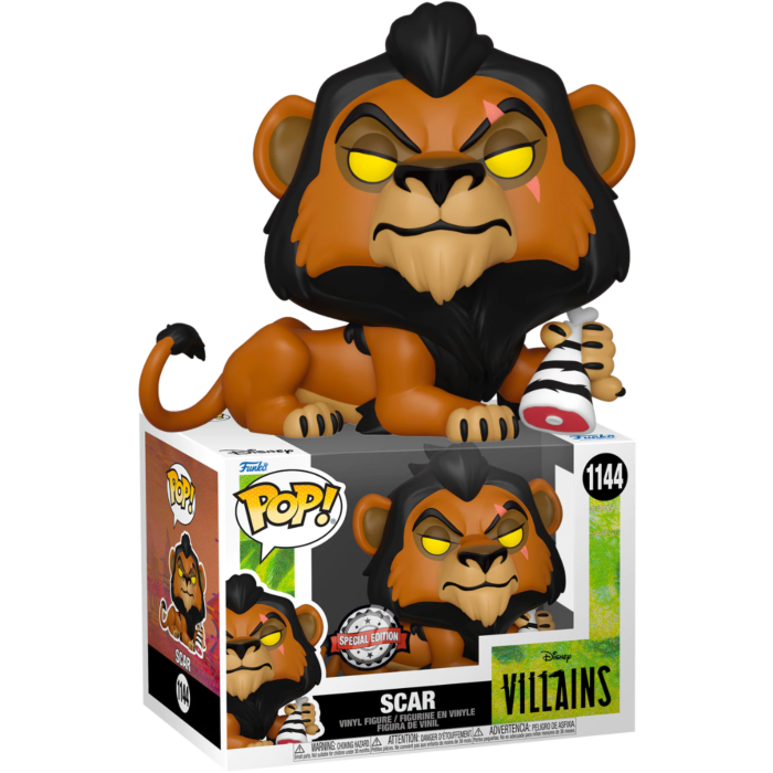 Disney Villains - Scar with Meat Pop! Vinyl Figure