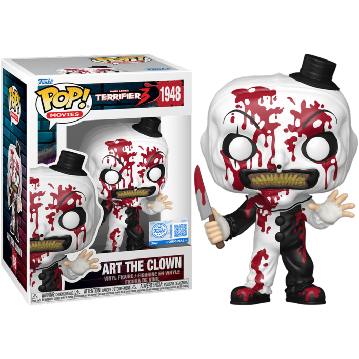 Terrifier - Art the Clown with Knife (Bloody) Pop! Vinyl Figure