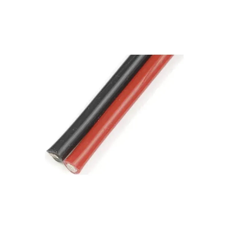 G-Force 1340-006 Superflex 0.6mm 196 Strands 1m Red and 1m Black-G-Force-ProHobbies