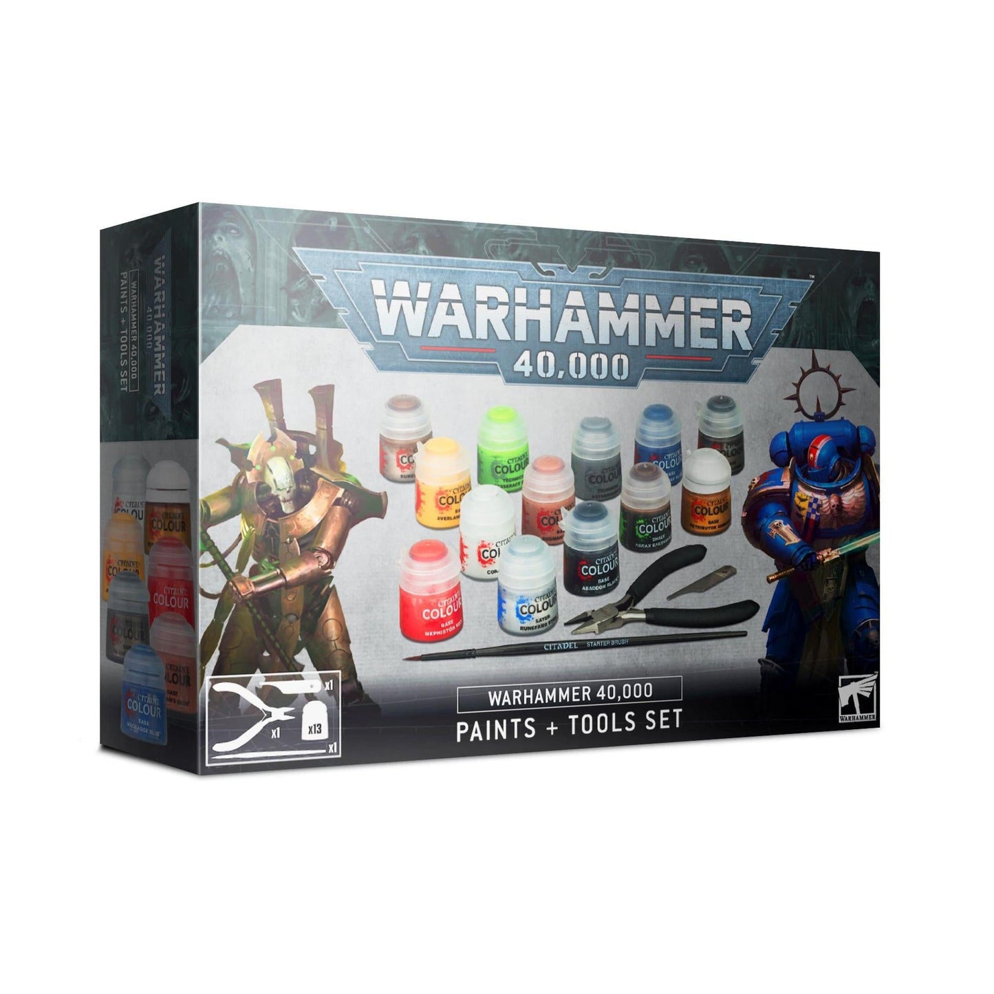 Warhammer 40000 Paints and Tools Set-Games Workshop-ProHobbies