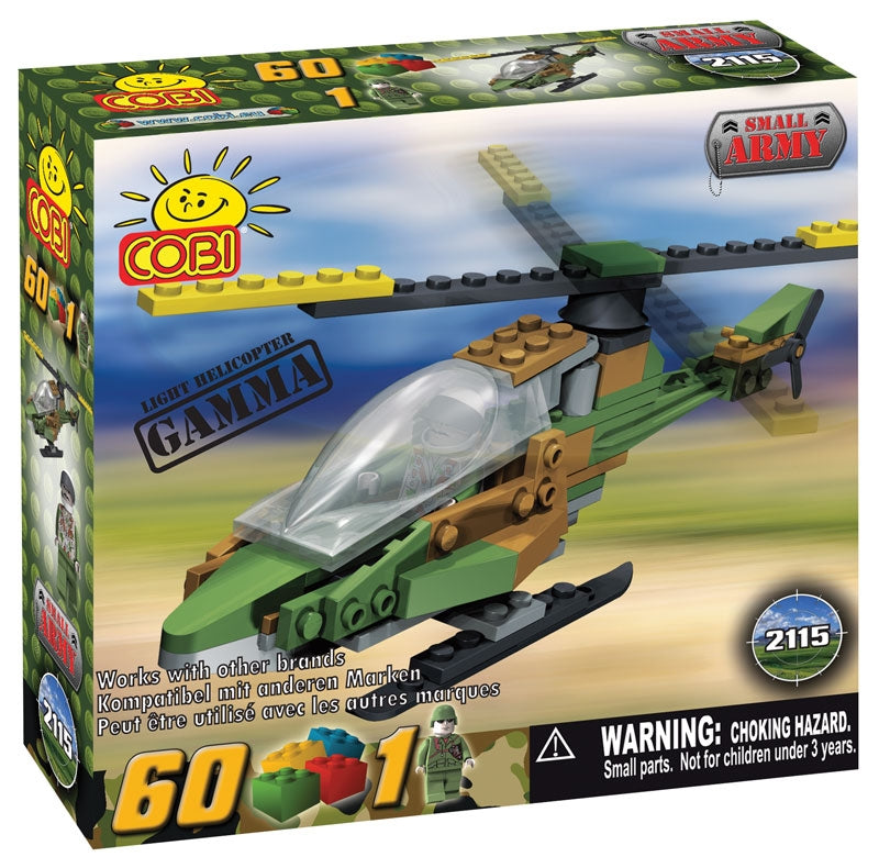 Small Army - 60 Piece Gamma Military Vehicle Construction Set