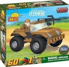 Small Army - 60 Piece Storm Military Vehicle Construction Set