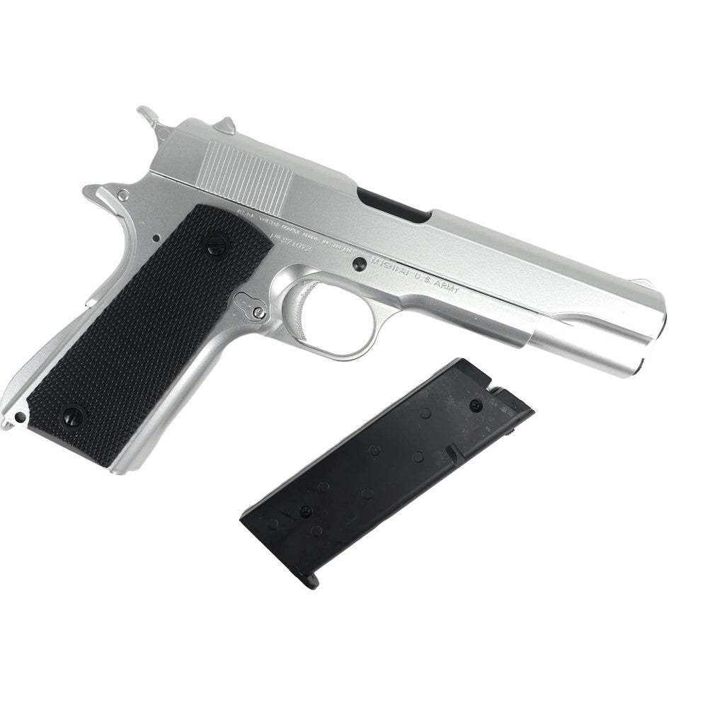 
                  
                    KELe Colt 1911 Full Metal Manual Gel Blaster – Silver
                  
                