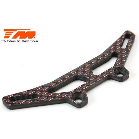 Team Magic E4D MF Carbon Rear Shock Tower - 3mm