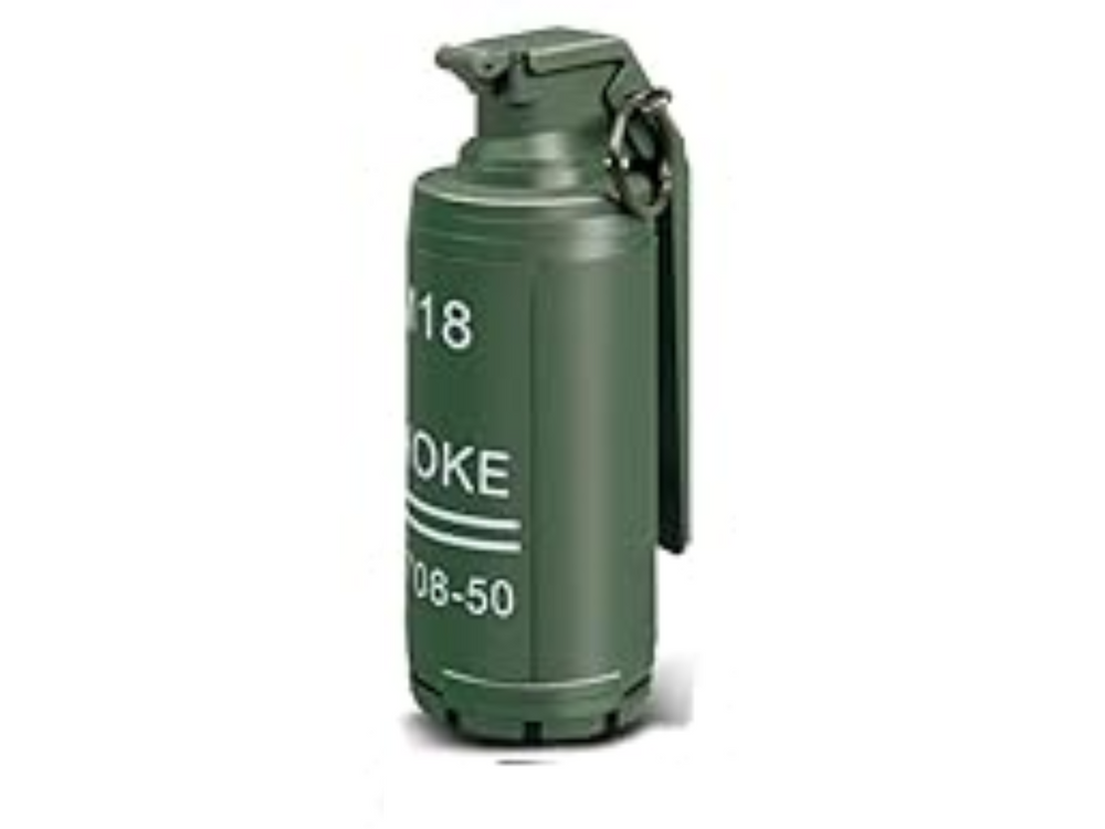 Green M18 Large Smoke Grenade - Explosive Gel Grenade