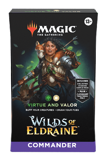 Magic the Gathering: Wilds of Eldraine - Virtue & Valor - Commander Deck