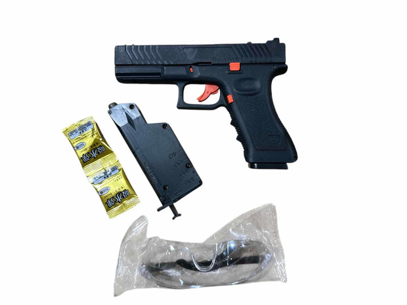 Nylon G 17 Series Conbat Master Pistol Manual Operation Gel Blaster Toy