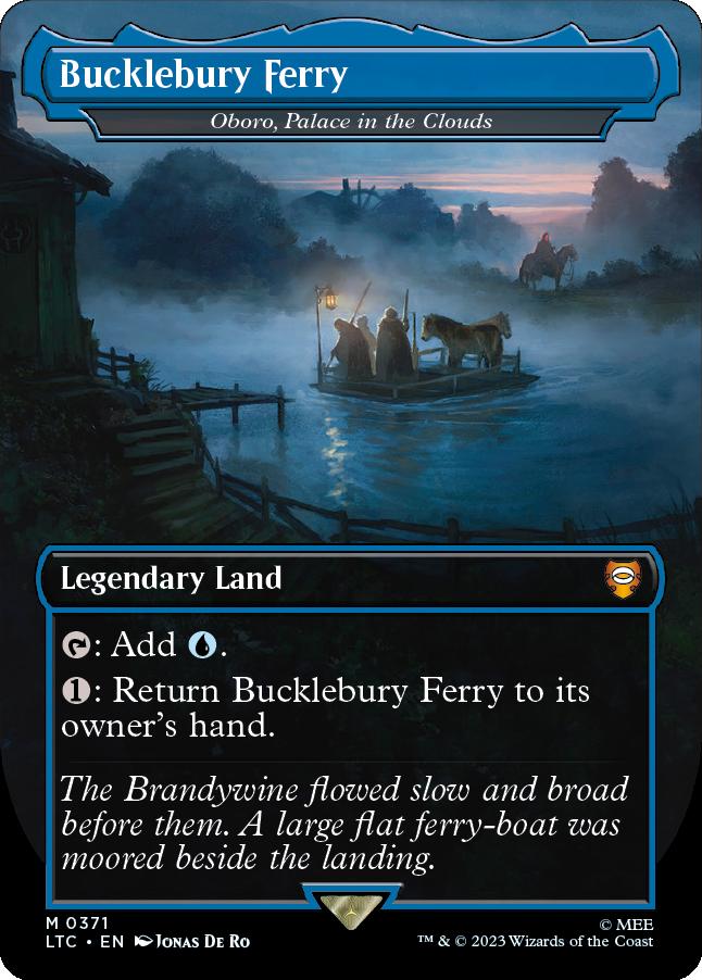 The Lord of the Rings: Tales of Middle-earth Commander Decks Variants FOIL: Oboro, Palace in the Clouds (0371 - Bucklebury Ferry)