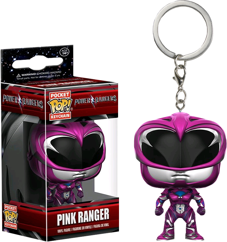 Power Rangers Movie - Pink Ranger Pop! * Keychain