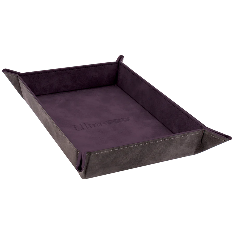 ULTRA PRO Gaming Accessories - Foldable Dice Rolling Trays- Amethyst Suede