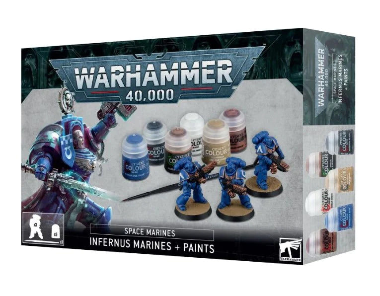 Warhammer Infernus Space Marines Paint Set