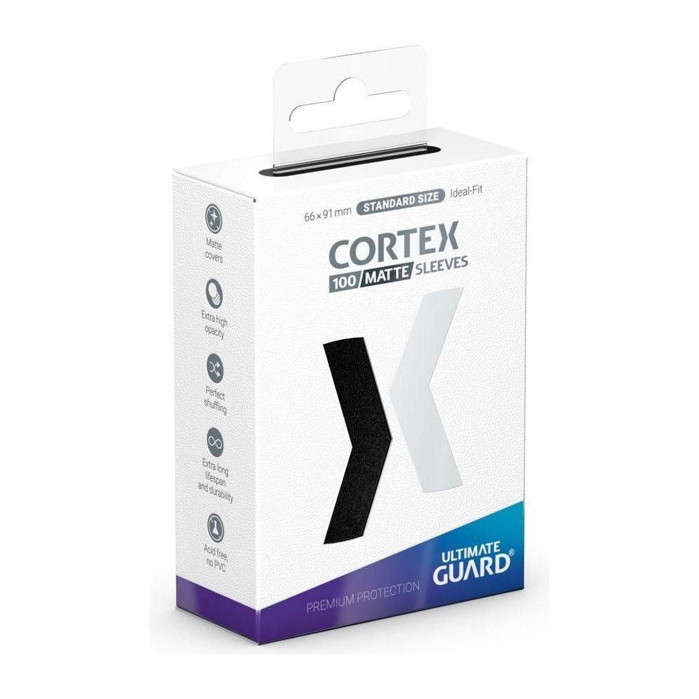 Ultimate Guard: Sleeves – Cortex Matte – Black-LetsPlayGames-ProHobbies
