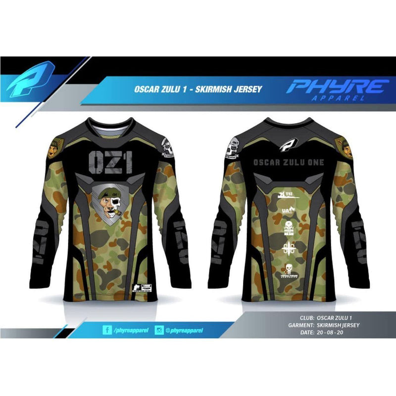 OZ1 Airsoft Australia Jersey 2021 Version