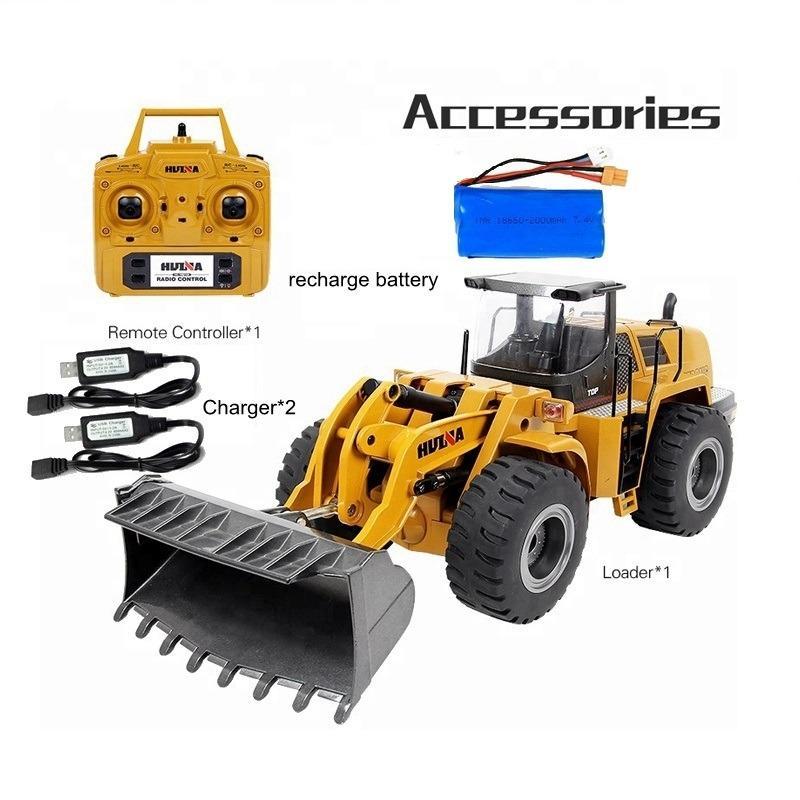 HuiNa 1583 1:14 Remote control Metal Wheel Loader | Command Elite Hobbies.