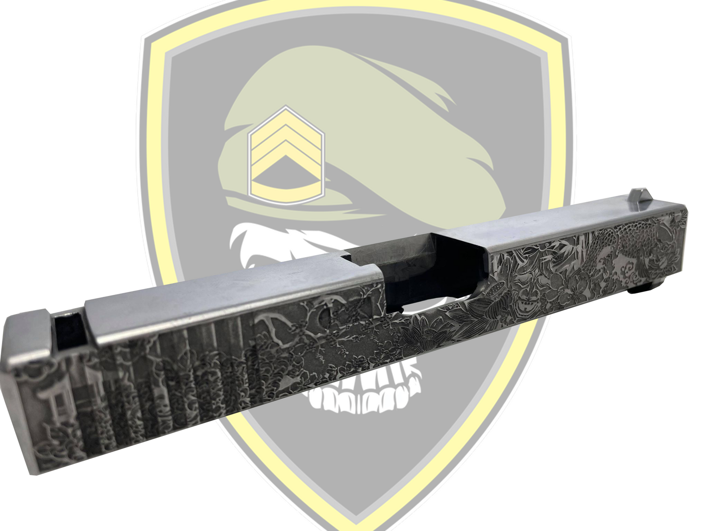 Laser Etched Metal Slides for GBB Glock (VARIOUS STYLES) - Command Elite Hobbies