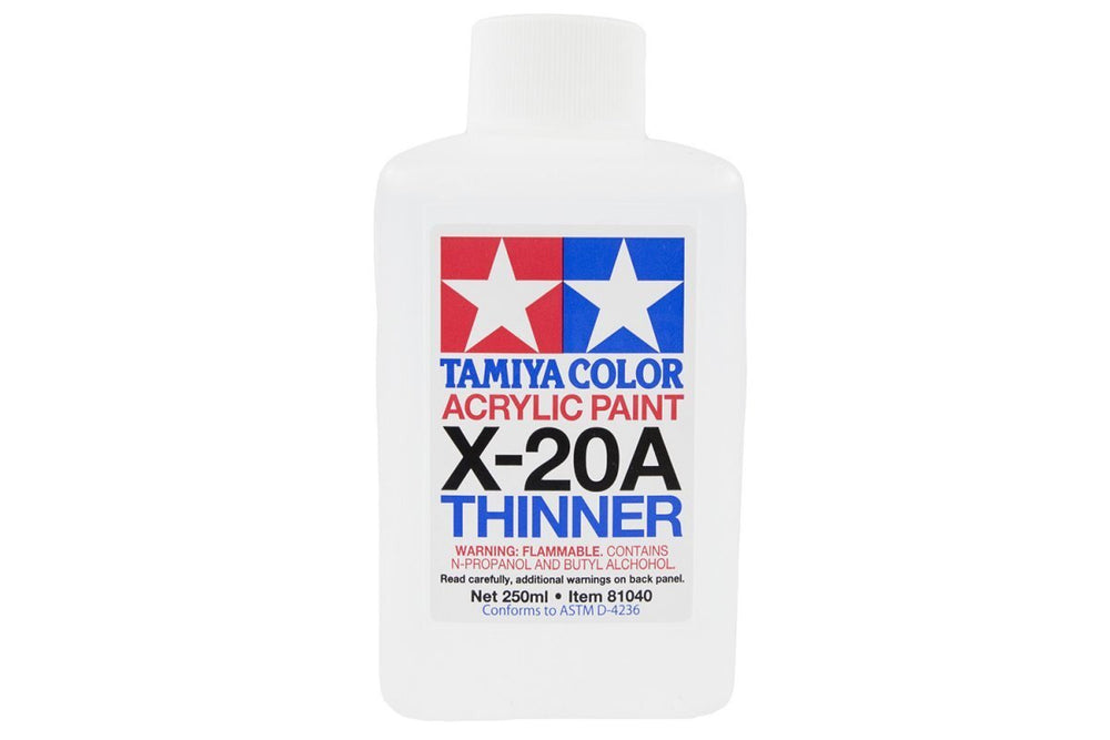 Acrylic X-20A Thinner 250ml - Command Elite Hobbies