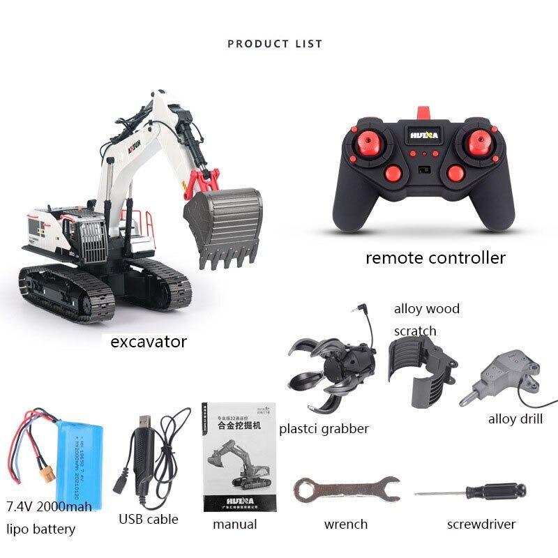 
                  
                    HuiNa 1594 Remote Control Excavator | Command Elite Hobbies.
                  
                