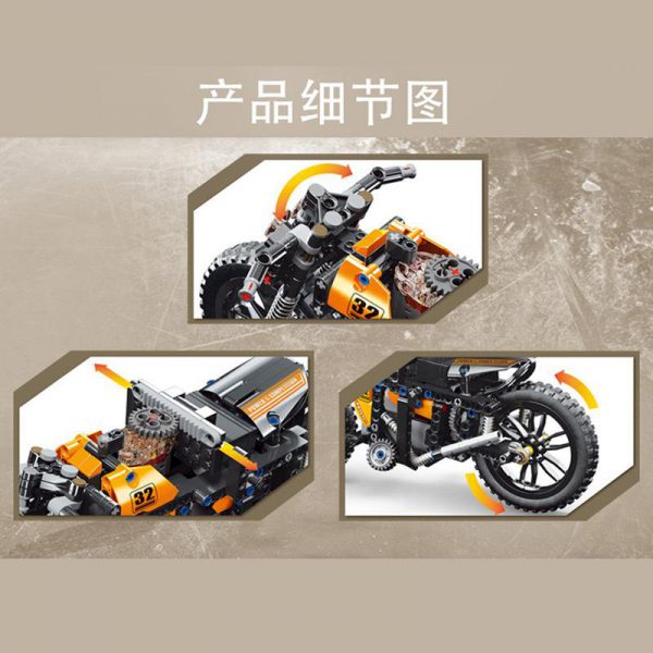 MOULD KING 23005 Fast RC Motorcycle with 383 Pieces - Command Elite Hobbies