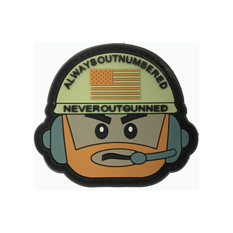 Always Outnumbered Velcro Patch