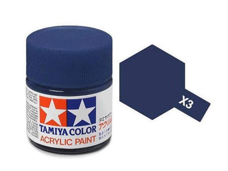 TAMIYA ACRYLIC MINI X-3 ROYAL BLUE - Command Elite Hobbies