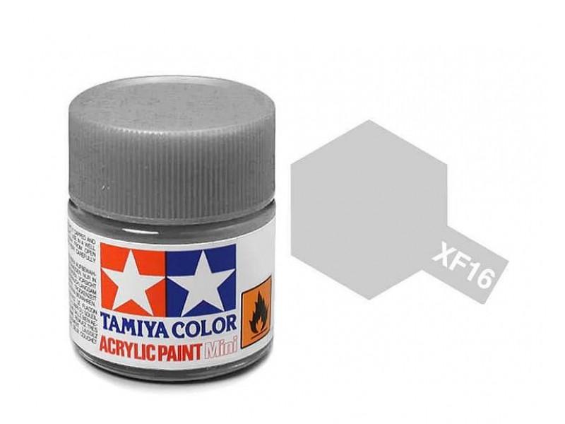 TAMIYA ACRYLIC MINI XF-16 FLAT ALUMINUM - Command Elite Hobbies